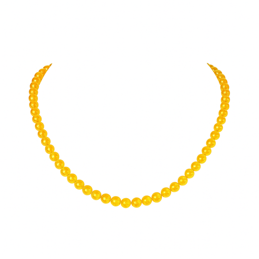 Collier De Citrine Naturel Et Argent 925